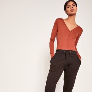 Missguided | Burnt Orange Bodysuit